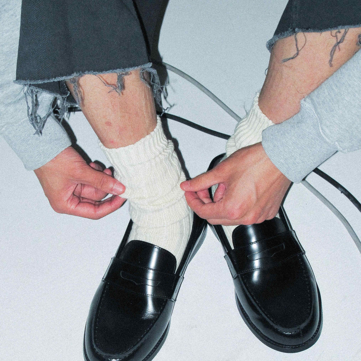 Chaussures en cuir Matte en pleine fleur