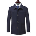 Veste de taille supérieure pour homme Col rond et vieux