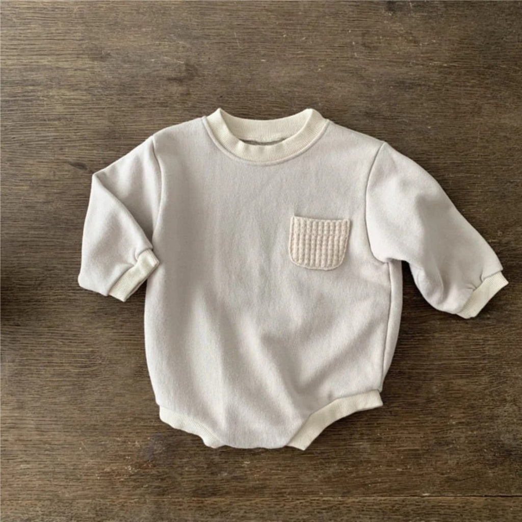 Vêtements de bébé Automne et d'hiver Vêtements garçons et filles Fashion Pocket Rib