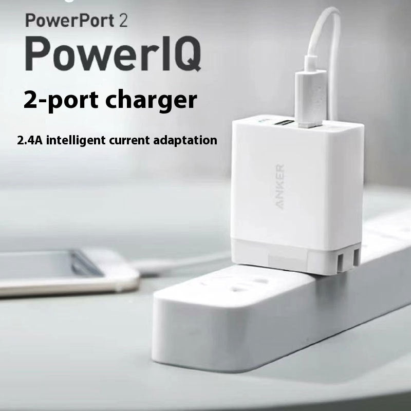 Chargeur double-port USB12W charge rapide tête unique Port 24A Support Android Brand New