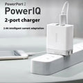 Chargeur double-port USB12W charge rapide tête unique Port 24A Support Android Brand New