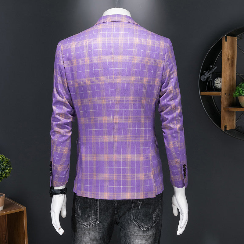 Veste de costume mince fashionable homme