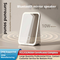 KP-863 Portable Bluetooth Haut-parleur Maquillage miroir avec Fill Light Compact Desktop HD miroir