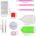 Kit de peinture diamant avec points adhésifs