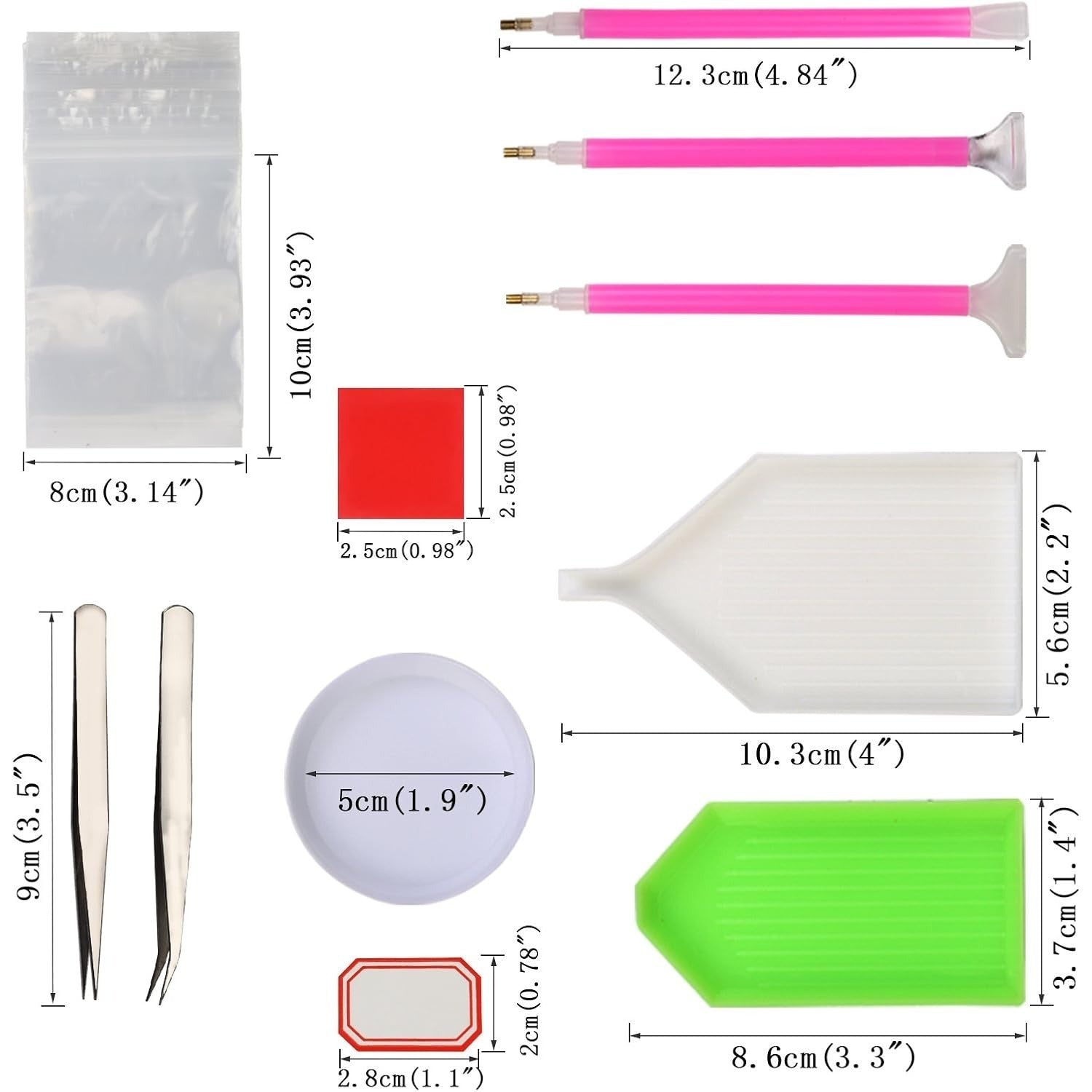 Kit de peinture diamant avec points adhésifs