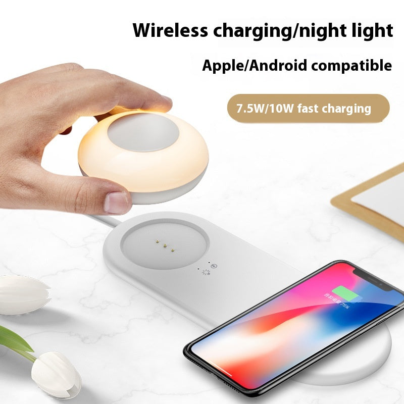 Chargeur de téléphone sans fil LED lampe de bureau Séparé Magnetic Touch