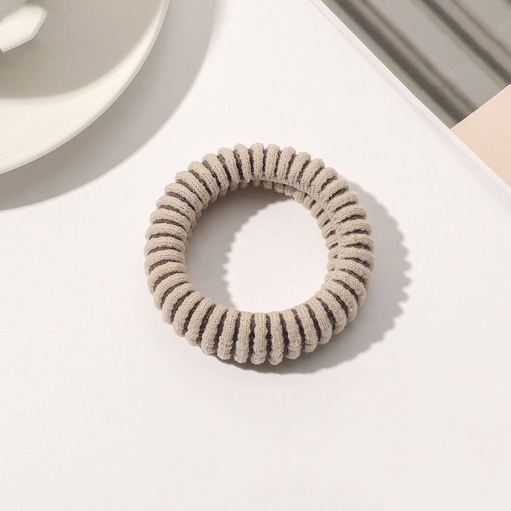 Serviette en caoutchouc grossier Bracelet simple anneau de cheveux