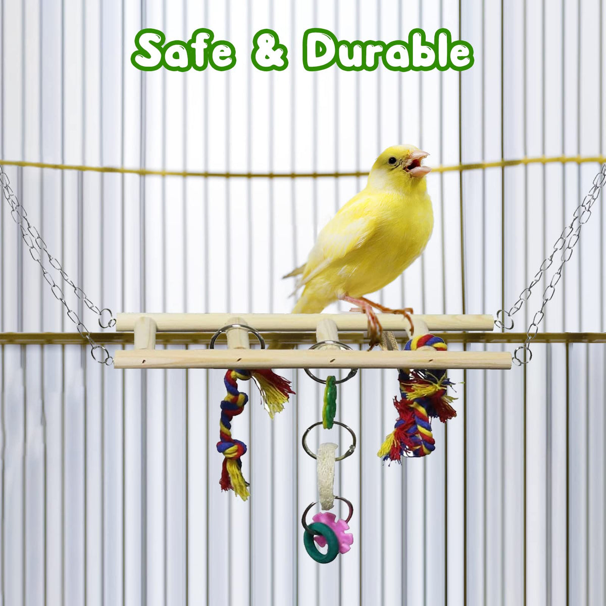 7 Pack de jouets pour oiseaux et perroquets