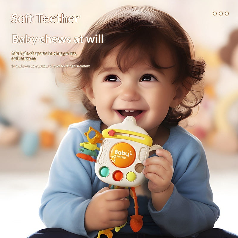 Lala Baby Bouteille à croquer et jouet sans huile