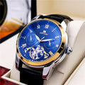 Homme Mode Lumineux Hollow-Out Casual Montre mécanique semi-automatique
