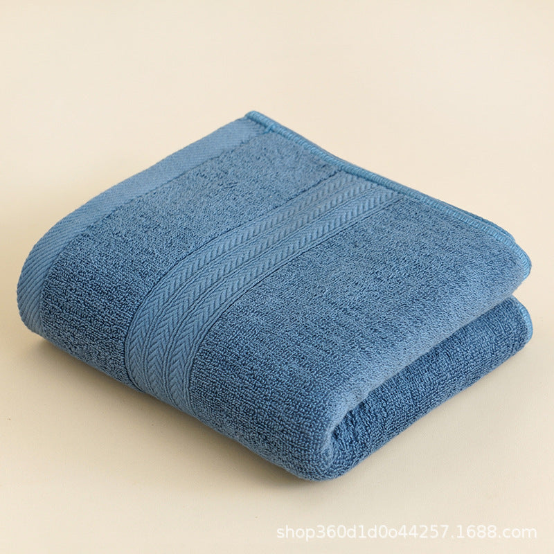 Pure coton extra-épaisseur adulte serviette visage couleur unie peigné long-staple cotonsoft et Hig