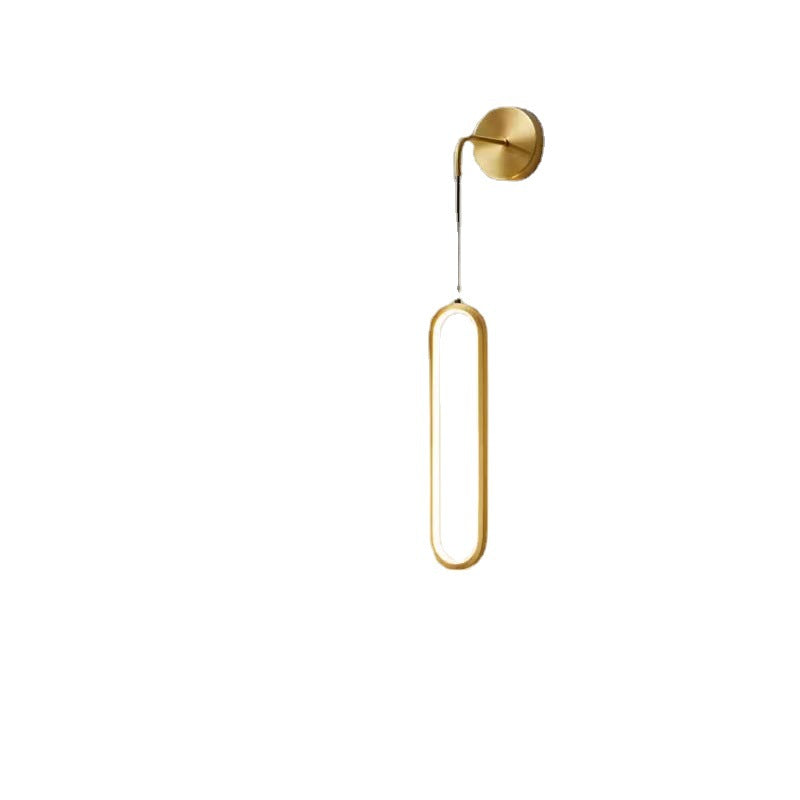 Modern Minimalist Bedside Lampe Murale Salon Mural Ampoule Nordique Internet Célébrité