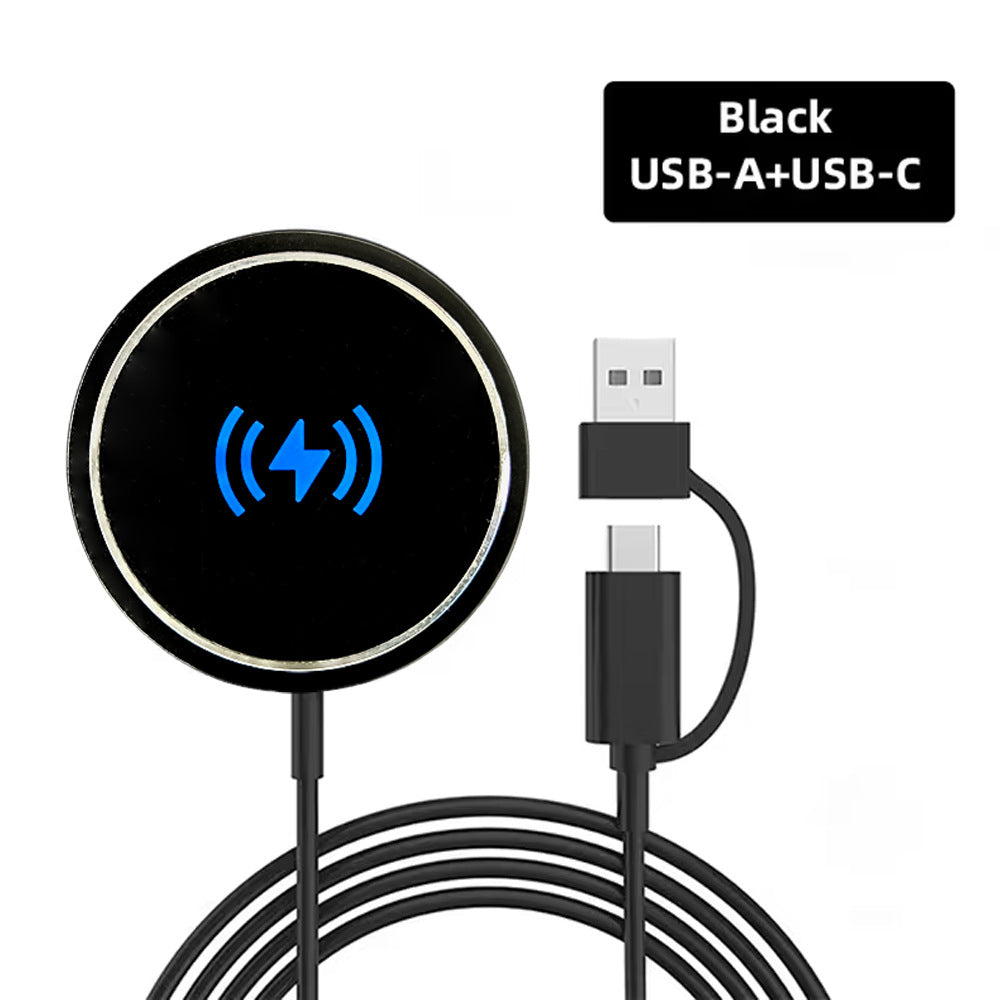 Chargeur sans fil magnétique 2-en-1 ultra-mince