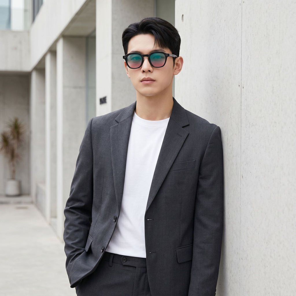 Lunettes de soleil rétro UVprotectives avec un style européen et américain distinctif