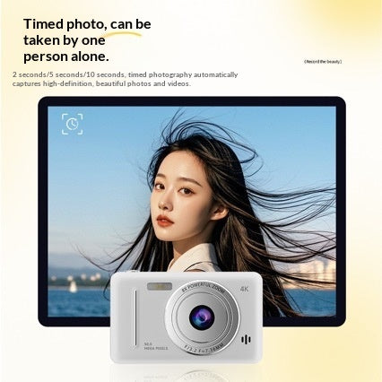 Caméra CCD A1 haute apparence numérique rétro compacte et portable point et caméra de tir