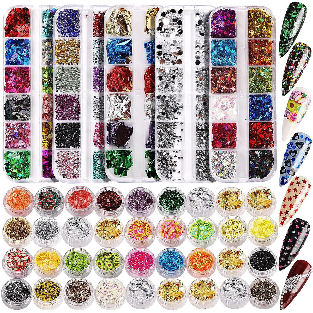 Sticker diamanté Iridescent Transparent AB