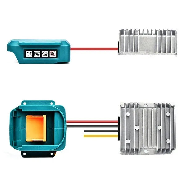 DC 18V à 12V 180W Convertisseur de tension par étape pour Makita 18V Batterie