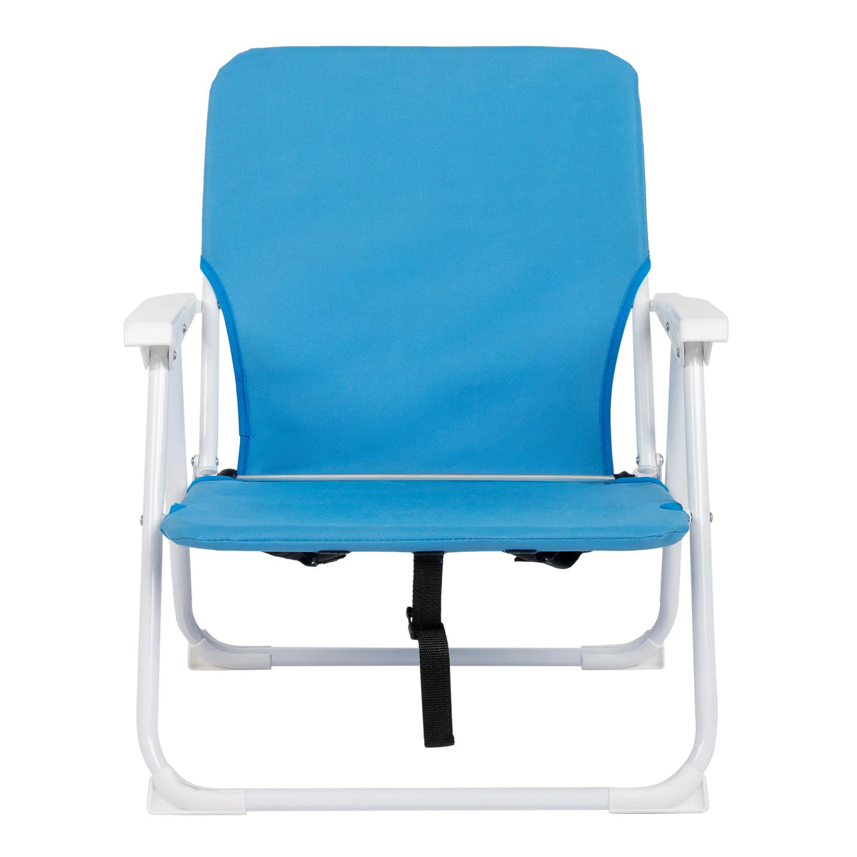 Chaise Oxford Cloth Iron Outdoor Beach Bleu