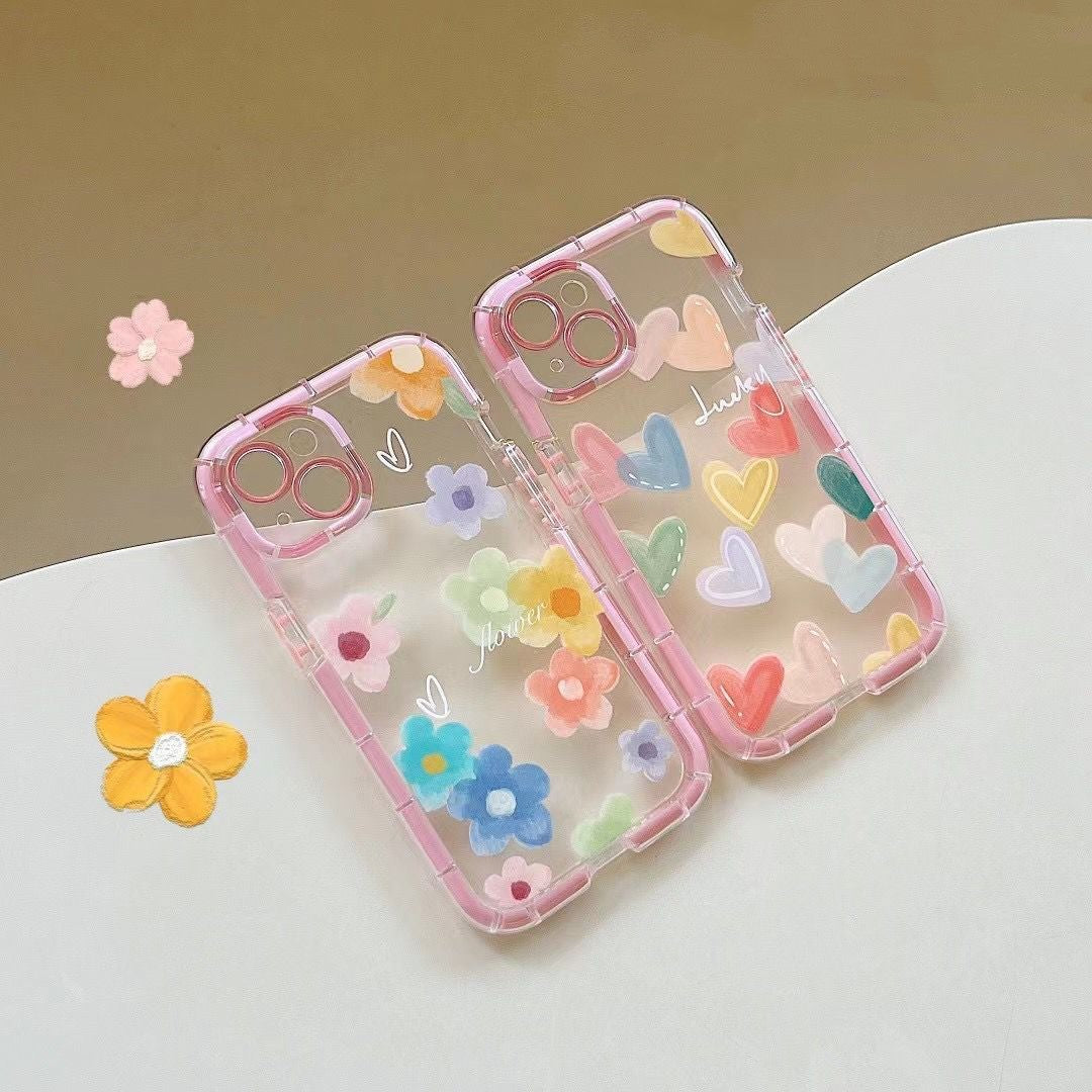 Fille Flower Love Téléphone portable Case