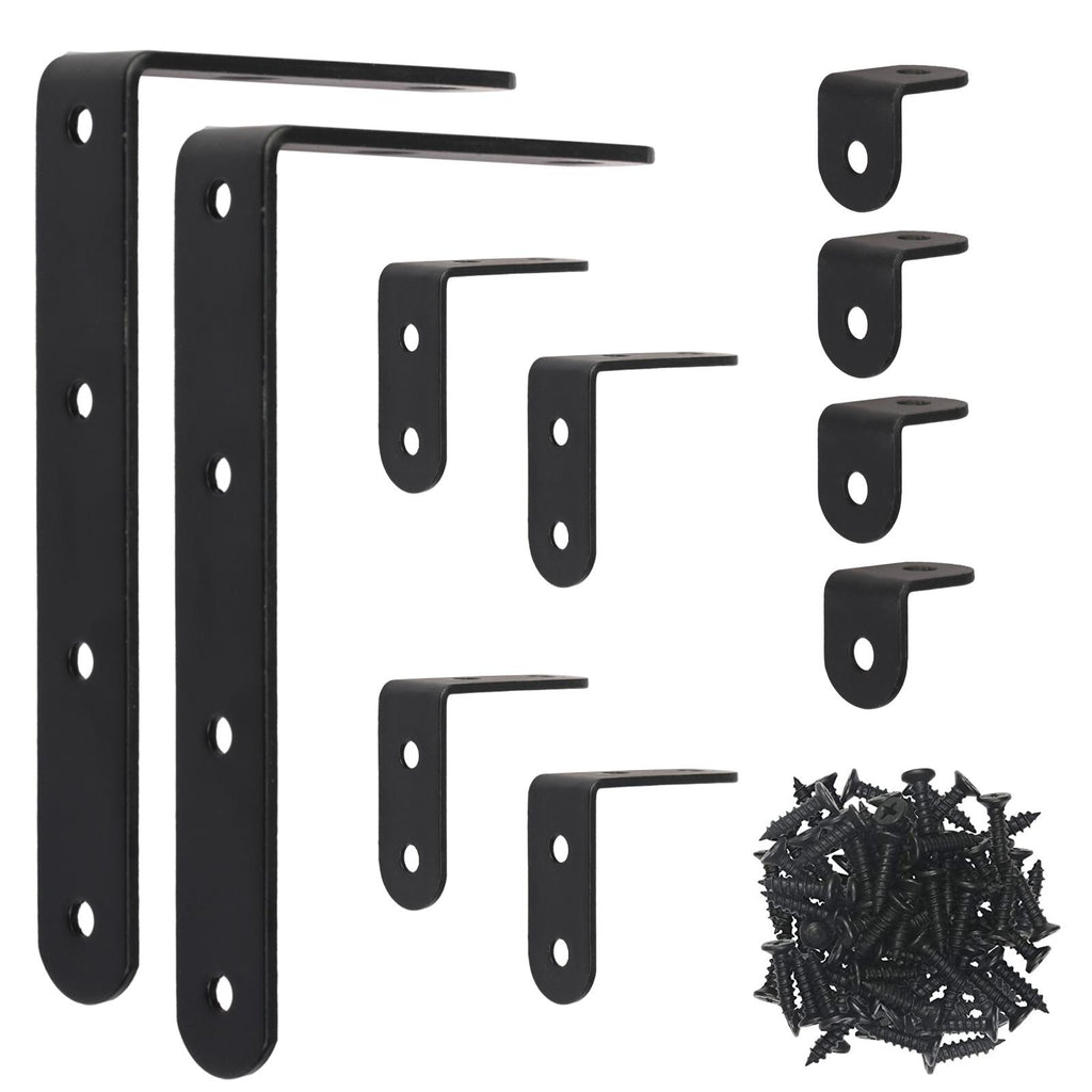 Ensemble de supports de coin noir