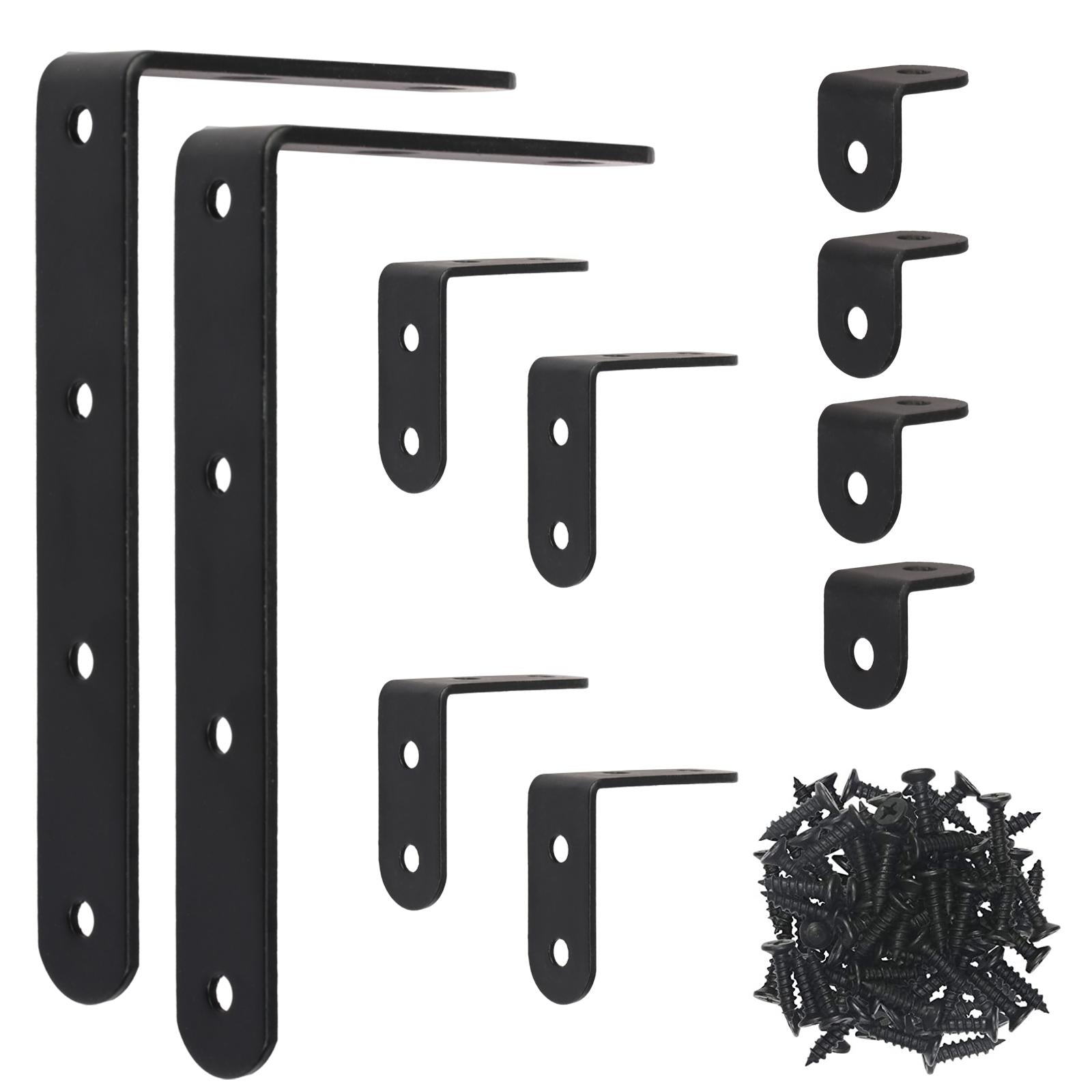Ensemble de supports de coin noir
