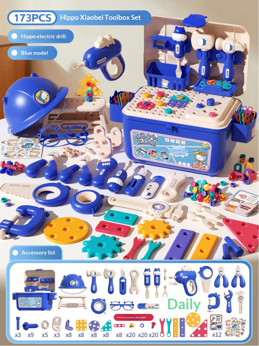 Jeu de jouets Hippopotamus Baby Toolbox