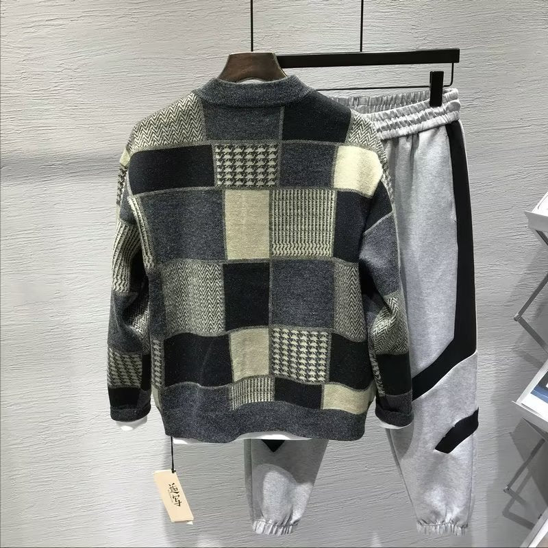 Hommes Retro Plaid Chemise Veste casual