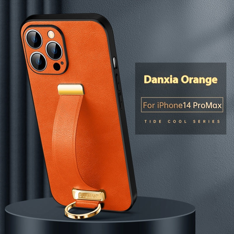 Protection de la peau Étui de téléphone en cuir souple