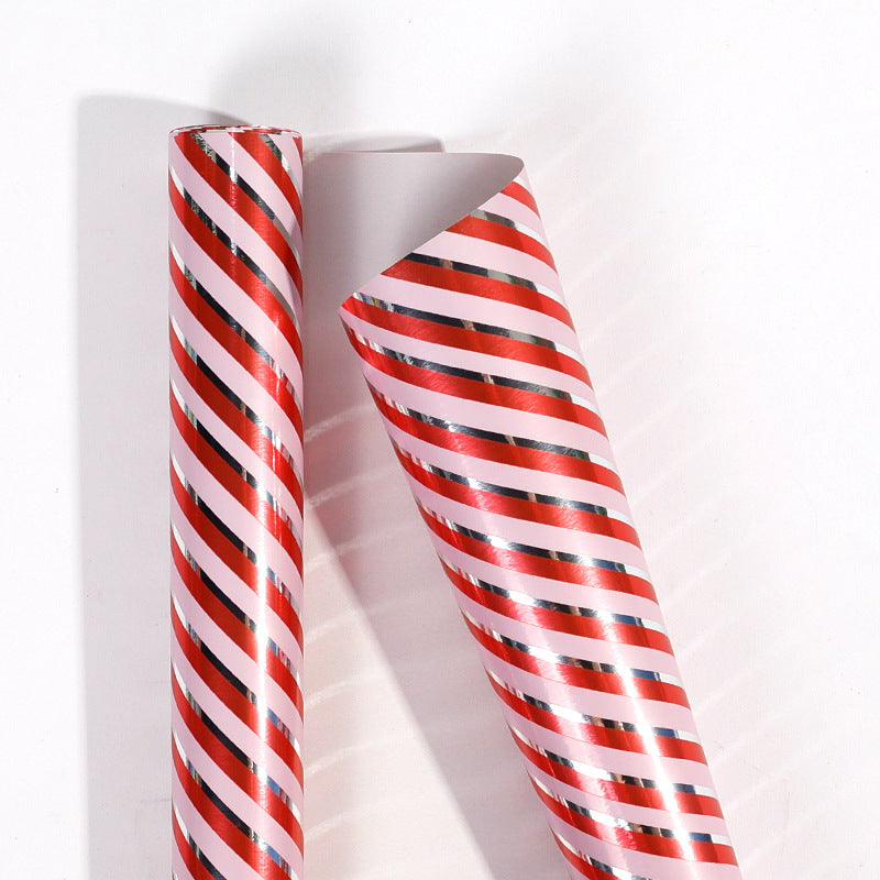 Cadeau de Noël et cadeau d'anniversaire Papier enduit d'aluminium décoratif