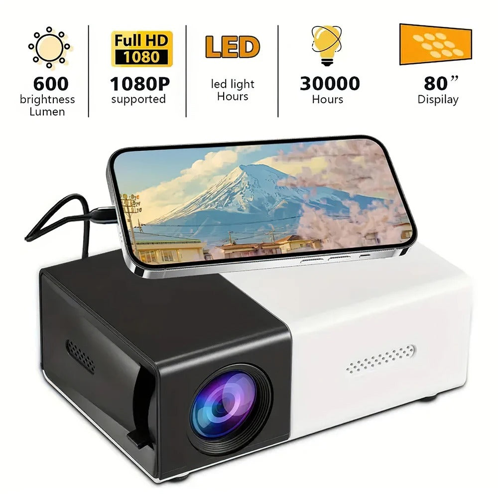 Projecteur portable avec support extensible