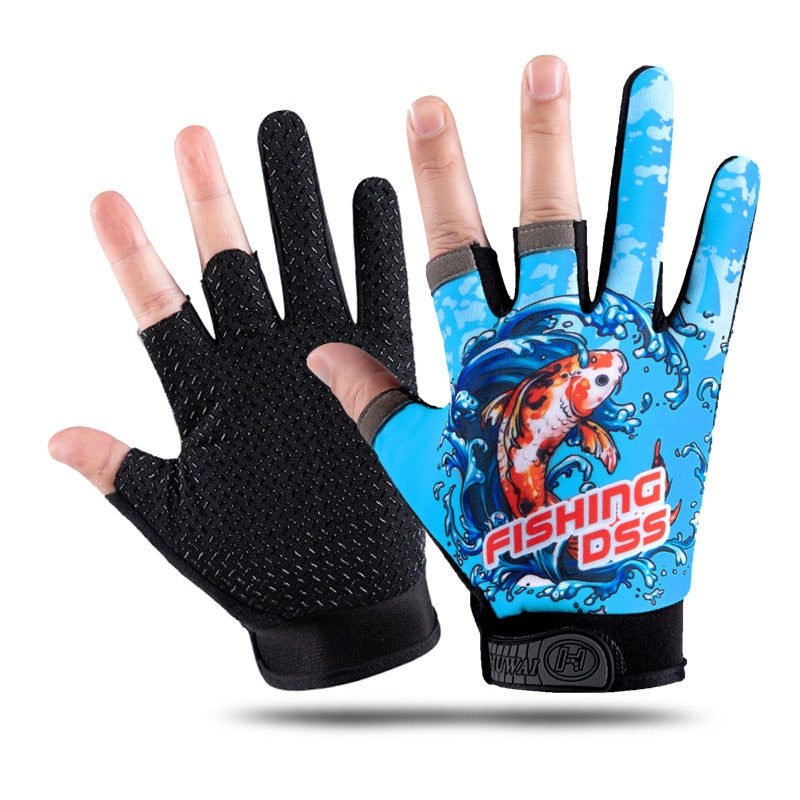 Gants de pêche à vélo Lure Protection solaire