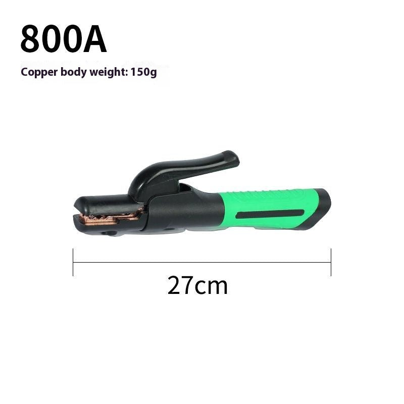 Pinces électriques de soudage Poignée de nylon Poignée de soudure Shell Pure Copper Electrode Clamp