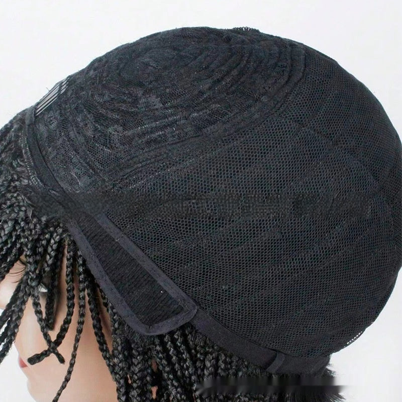Perruque à trois brins de bras à cheveux court Mushroom Coupe Dreadlock