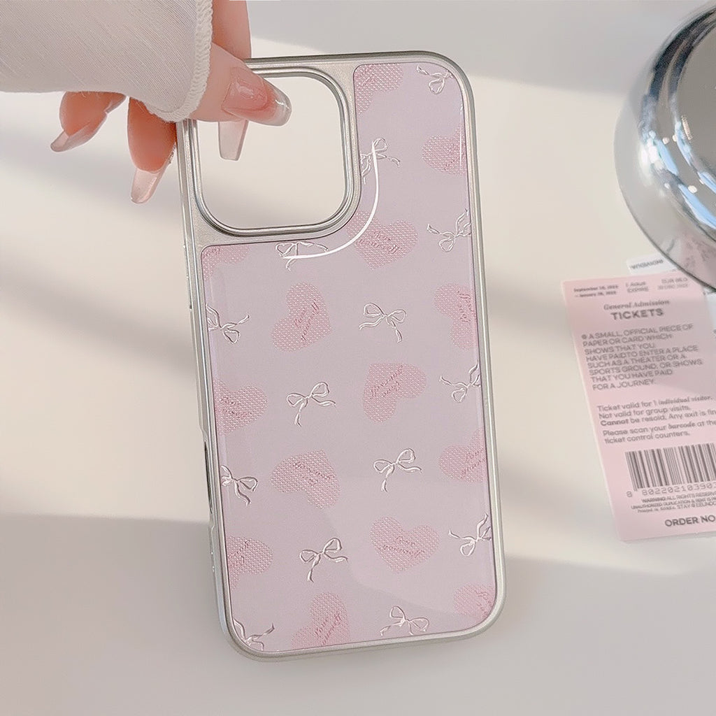 Coffre-fort d'amour de cas de téléphone de Gilding
