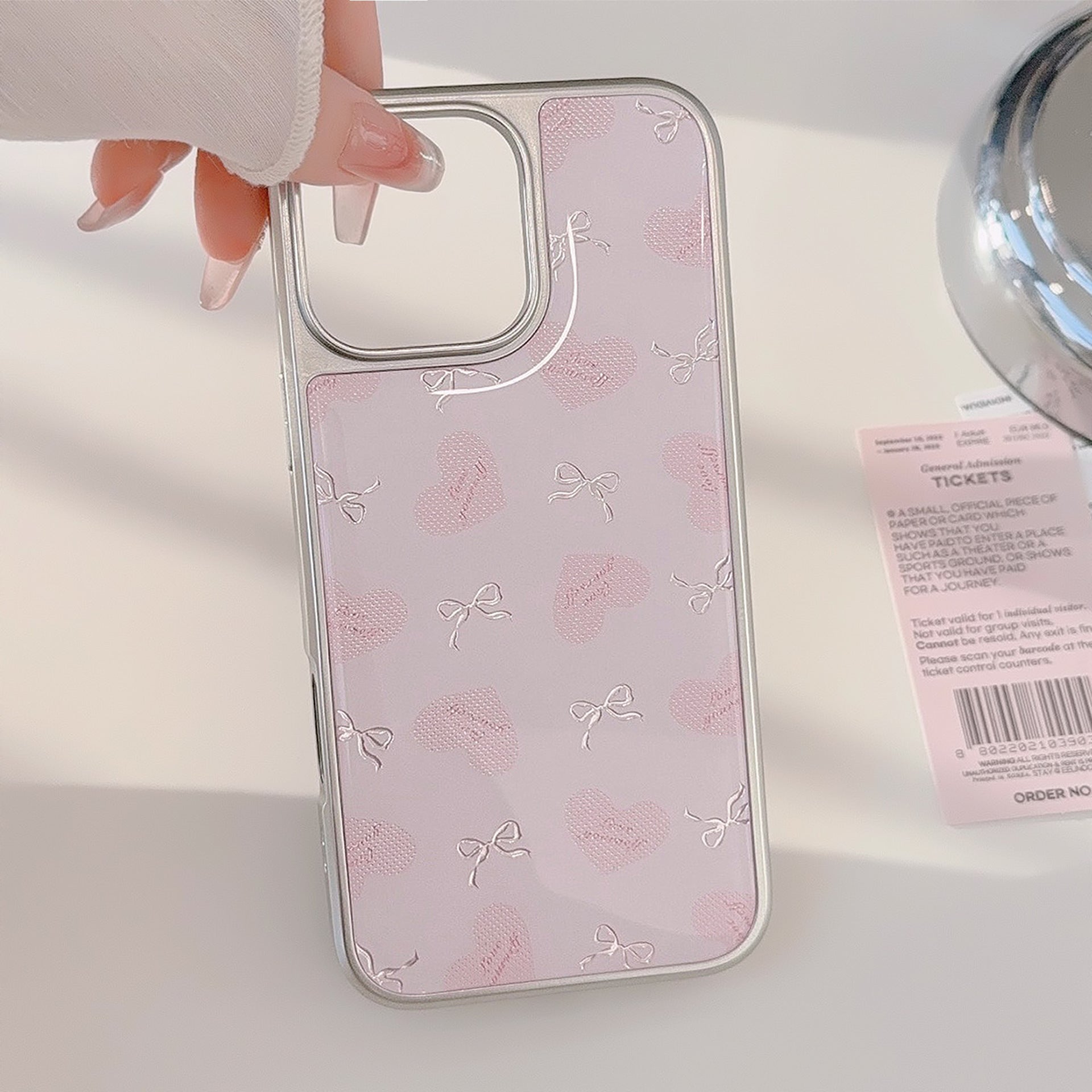 Coffre-fort d'amour de cas de téléphone de Gilding