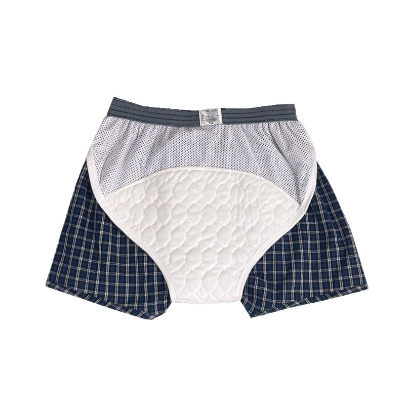 Sous-vêtements d'incontinence lavables pour hommes avec une taille élevée