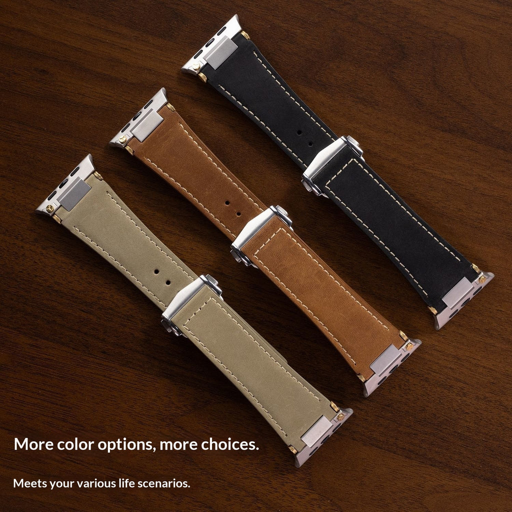 Bracelet de montre de connecteur métallique modifié pliant