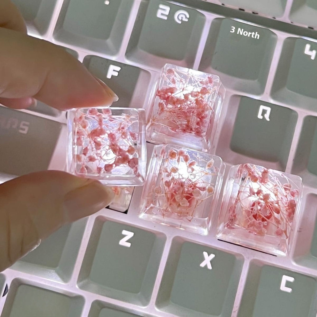 Résine Haute Transparence Starry Sky Keycap