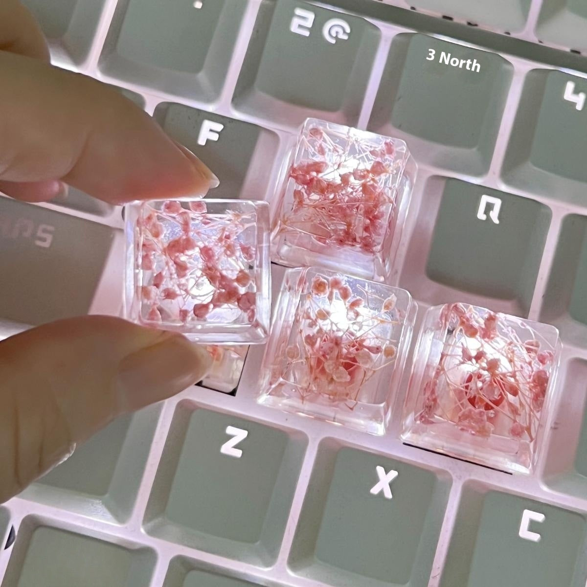 Résine Haute Transparence Starry Sky Keycap