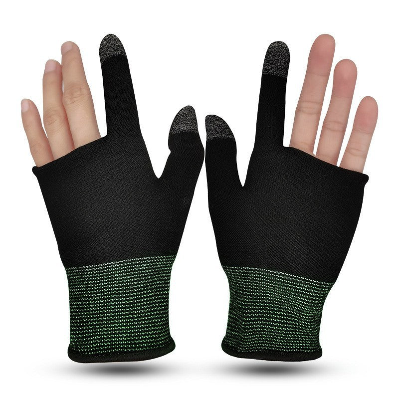 E-sports Gants tactiles à deux doigts Gaming