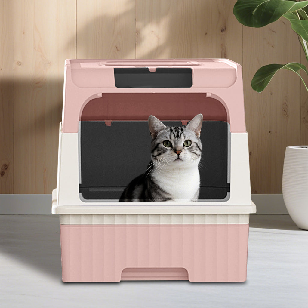 Uniquement auto-pickup--Magic Cube Cat Litter Box