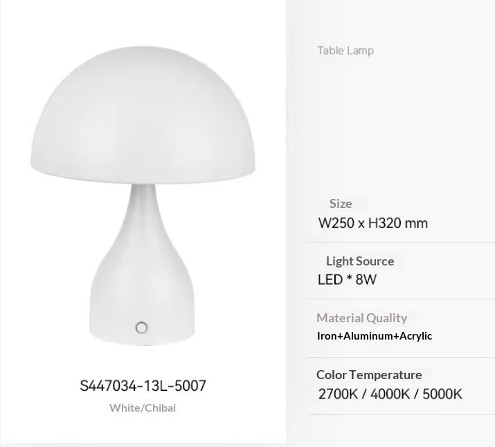 Chambre à coucher Salon Ambient nuit lumière côté lit Lampe de table moderne en forme de Bud