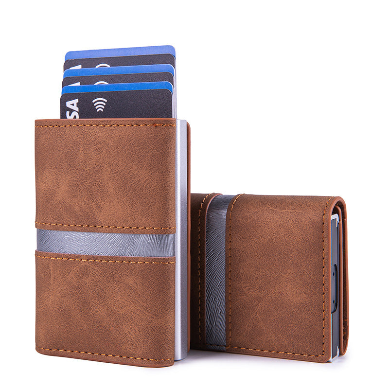 Porte-cartes Boîte en aluminium Antivol Portable