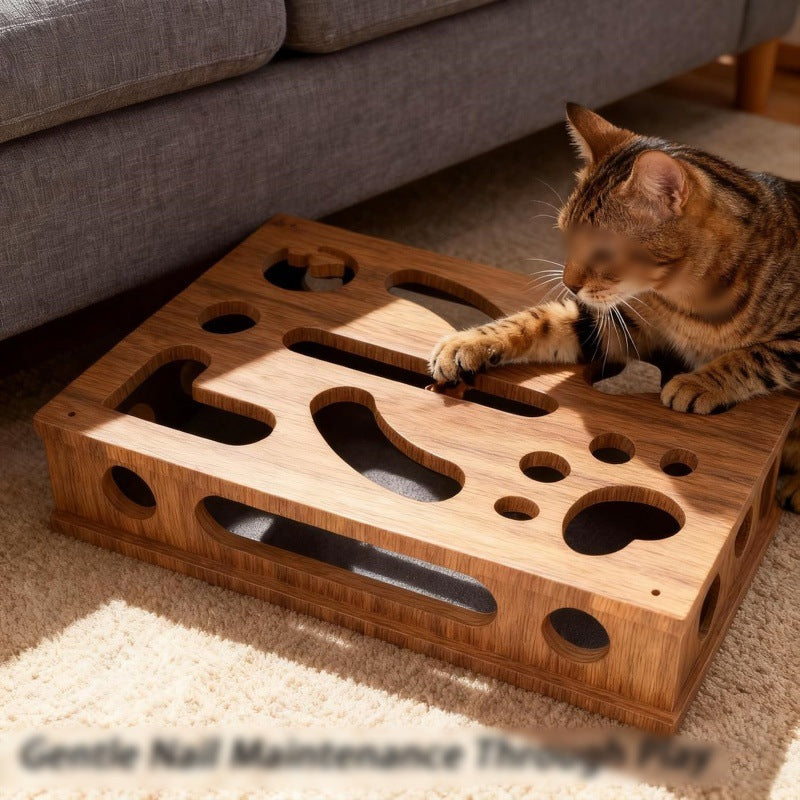 Boîte à jouets Cat Scratching Puzzle Taille standard