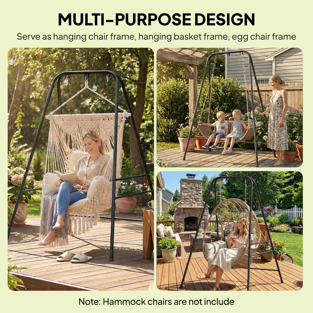 Support de chaise Hamock à usage intérieur et extérieur avec des coussinets antidérapants