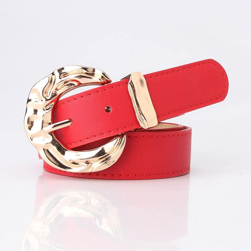 Ceinture de mode caractéristique européenne et américaine Mode simple Jeans Ceinture de pantalon