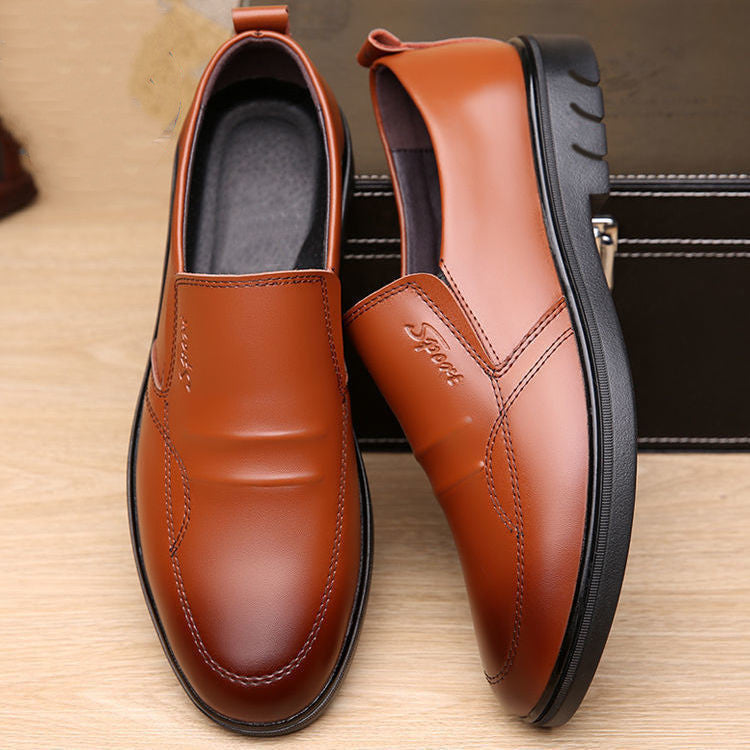 Hommes Respirant Casual Chaussures en cuir d'affaires et polyvalent