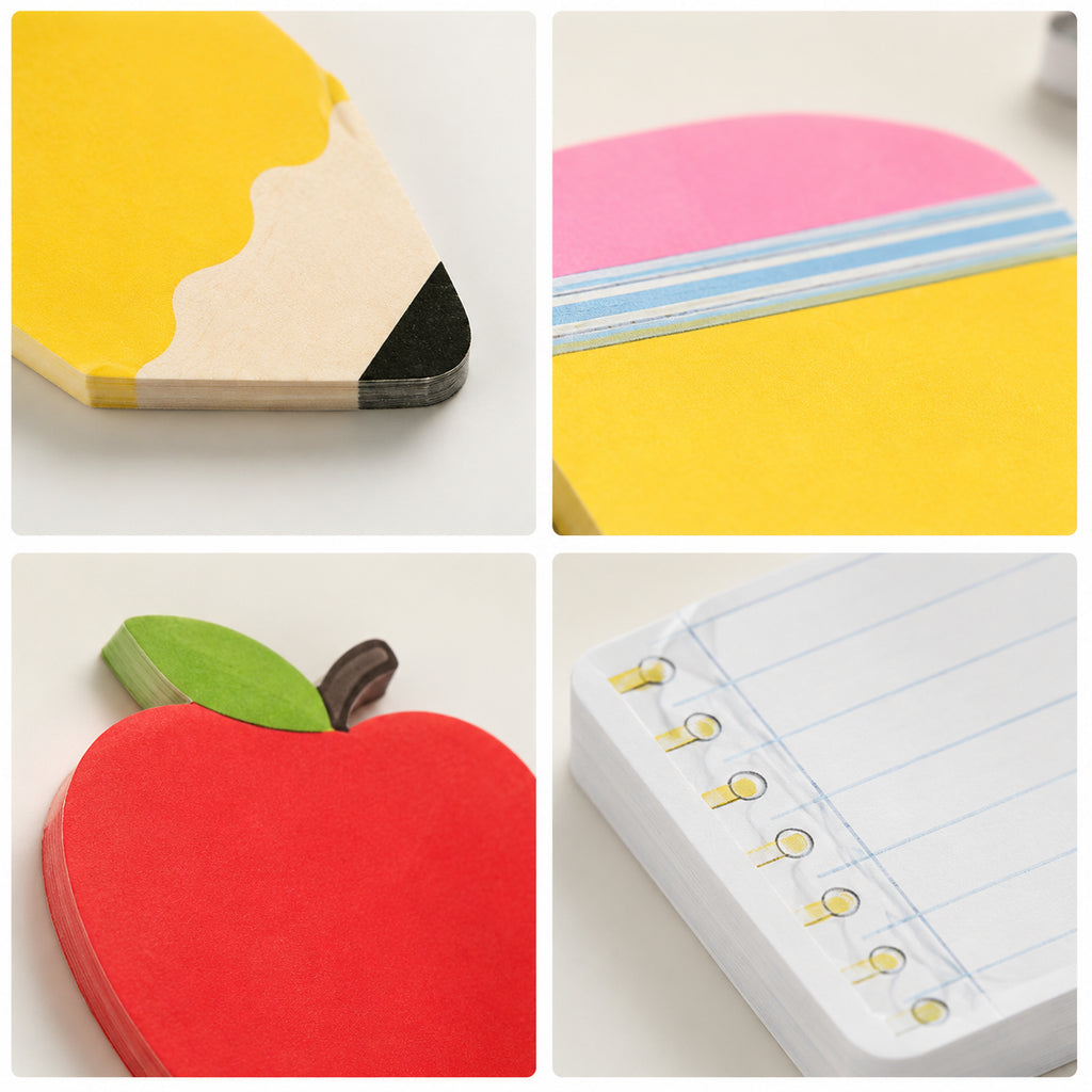 Post-it Note Set Cartoon Formed Sticky Notes pour les étudiants et l'étude de bureau Self-pickup onl