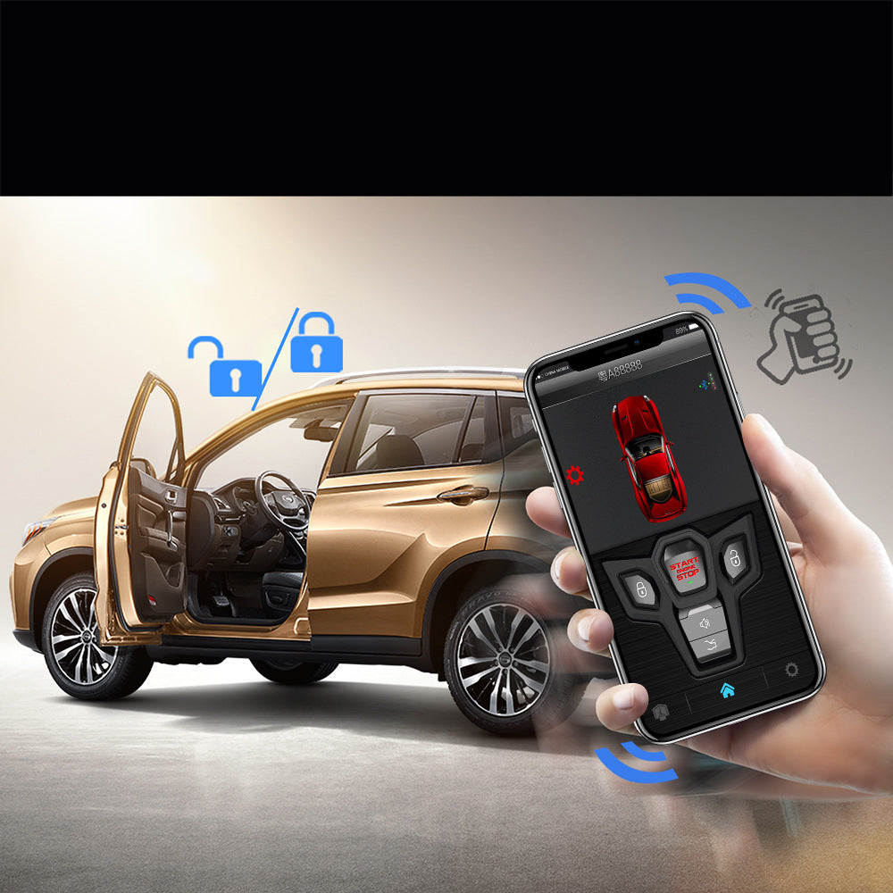 Télécommande mobile Télécommande monodirectionnelle Un bouton pour démarrer l'alarme de voiture