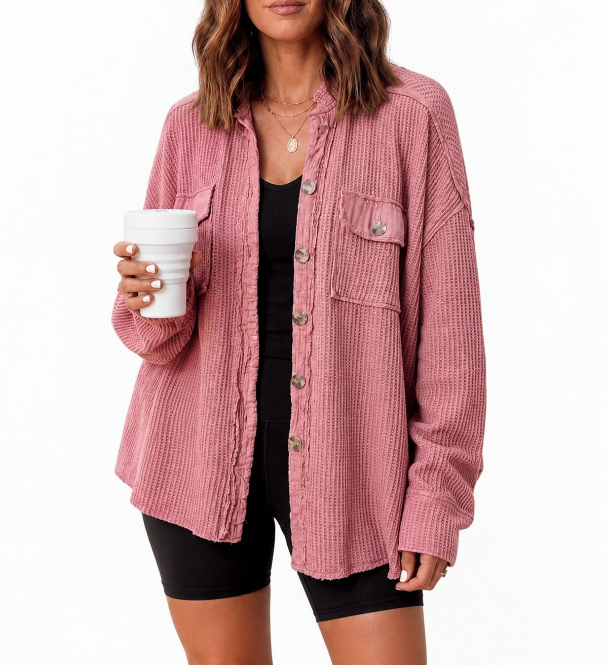 Veste de cardigan pour femmes à manches longues à l'automne